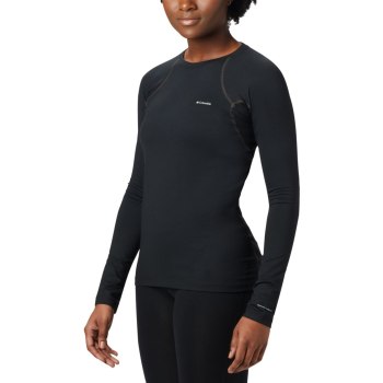 Columbia Heavyweight Stretch Long Sleeve Top, Sudaderas Negros Para Mujer | 162978-JKZ